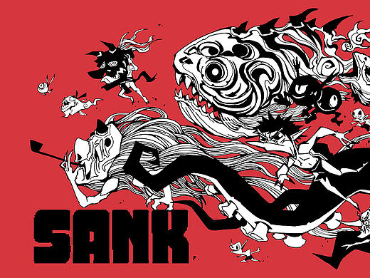 沉下去，到内心最深的地方--SANK（潮牌设计）