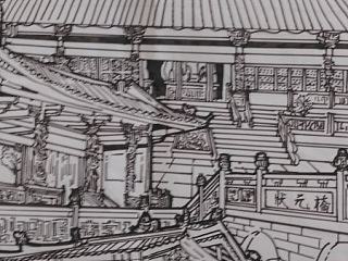 孔庙新春手绘海报
