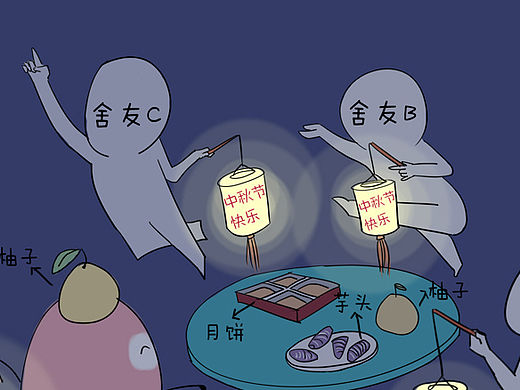 【零元素】【小零漫画】新生零玲的中秋节