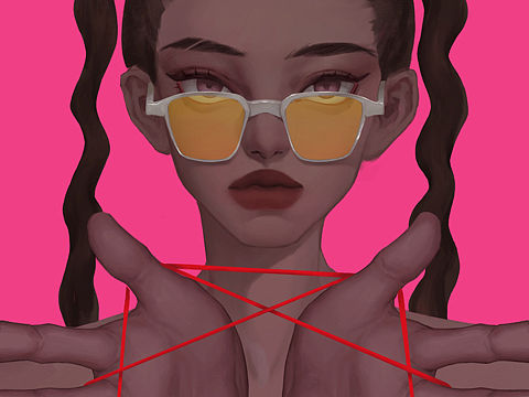 翻花绳（个人主页-ZNDk3MjkyNjg=） - 创作习作 - 站酷设计师二人余2Ryu原创素材 - 站酷ZCOOL