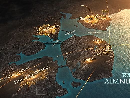 原创 Adobe After Effects 厦门区位质感模版