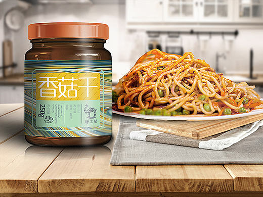拌饭酱 剁椒酱干 香菇干 香菇酱包装设计