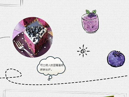 手绘蓝莓专题