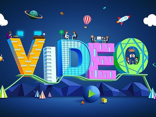 video再来一张扁平风格的（个人主页-ZMTQ0OTczMjQ=） - 其他平面 - 站酷设计师ding246437原创素材 - 站酷ZCOOL