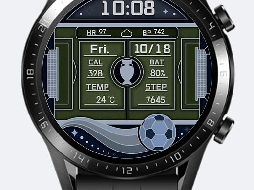 华为watch gt系列表盘设计.