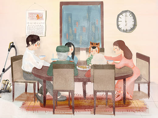 美的-冬至插畫（個(gè)人主頁-ZMTk2Njc0ODA=） - 商業(yè)插畫 - 站酷設(shè)計(jì)師柴魚片原創(chuàng)素材 - 站酷ZCOOL