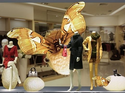 2014橱窗设计赏析/破茧成蝶/