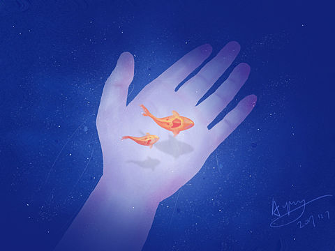 星辰大海（個(gè)人主頁-ZMjUxNjA1NDA=） - 藝術(shù)插畫 - 站酷設(shè)計(jì)師_阿穎原創(chuàng)素材 - 站酷ZCOOL