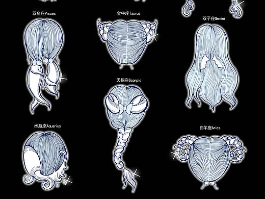 星座夢(mèng)幻（個(gè)人主頁(yè)-ZMjAwMjk3MzY=） - 其他 - 站酷設(shè)計(jì)師劉九貳原創(chuàng)素材 - 站酷ZCOOL