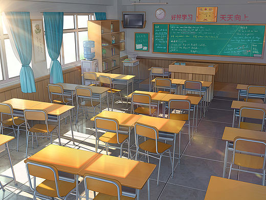 日系场景教室