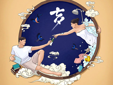 七夕插画