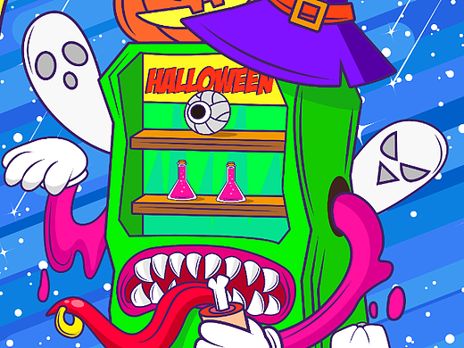 萬圣節(jié)海報（個人主頁-ZNjYxOTYzMDg=） - 創(chuàng)作習作 - 站酷設計師BAO設研社原創(chuàng)素材 - 站酷ZCOOL