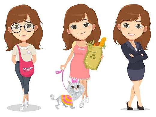 小練習 Q版（個人主頁-ZMTQ1ODIzNTY=） - 藝術插畫 - 站酷設計師wayside22原創(chuàng)素材 - 站酷ZCOOL