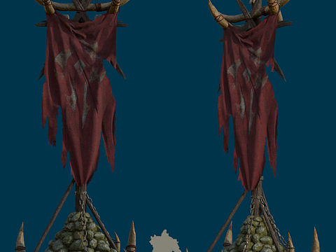 次世代-旗帜（个人主页-ZNDgzMjYxNjQ=） - 场景 - 站酷设计师地狱少女木下原创素材 - 站酷ZCOOL