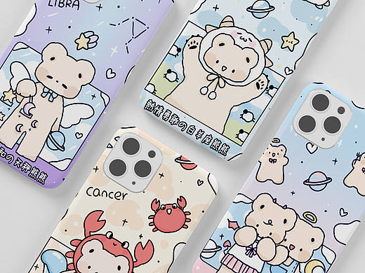原创手机壳插画设计