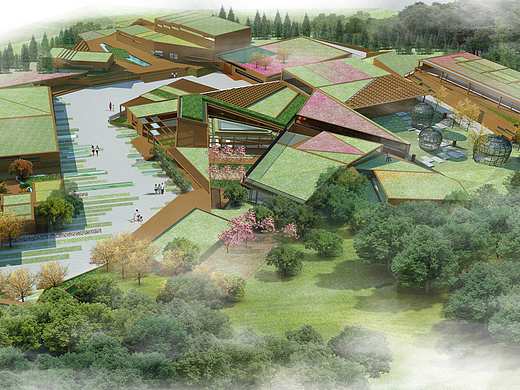 景观·观景--建筑环艺系新校区