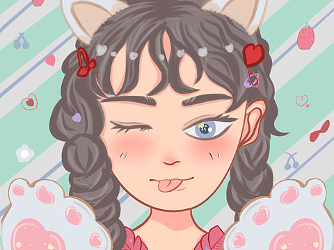 Q版头像系列（个人主页-ZNTg5MTY4NDg=） - 创作习作 - 站酷设计师hshi原创素材 - 站酷ZCOOL