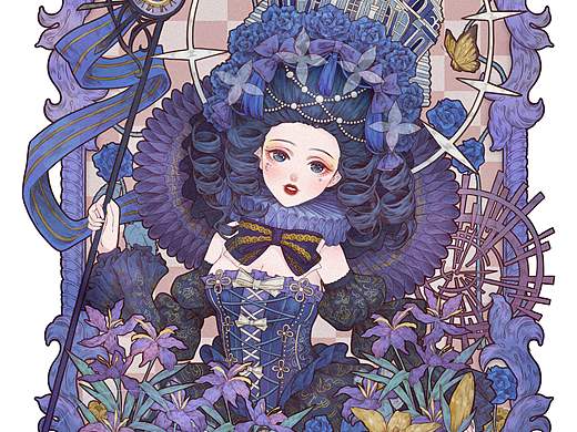 画完了一张超级复杂的图图