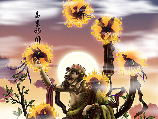 原画1201115超级无敌红蛋蛋5年前西游记人物谱--观音菩萨,惠岸行者