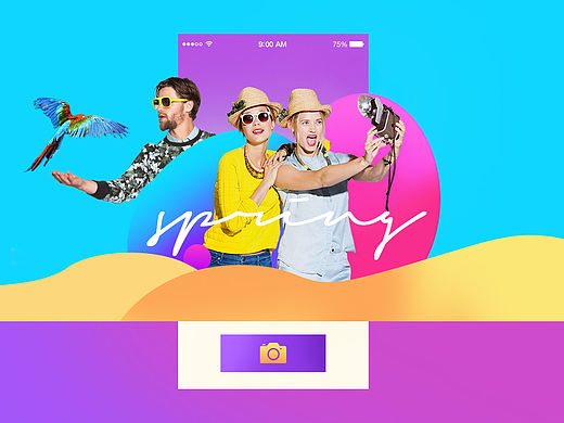 app 尝试新风格