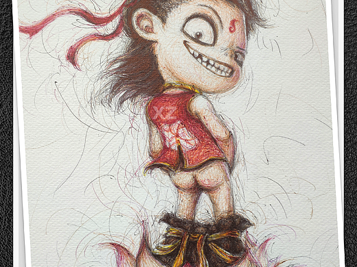 哪吒（个人主页-ZMzgxNTQ0Mjg=） - 绘画 - 站酷设计师史莫政原创素材 - 站酷ZCOOL