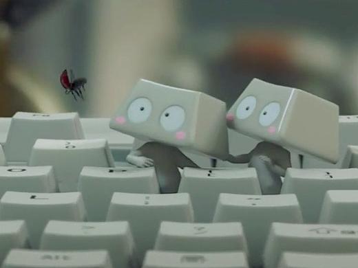 超级呆萌的键盘仔