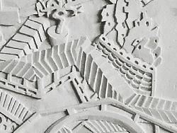 《苏州园林》壁画，矛盾空间