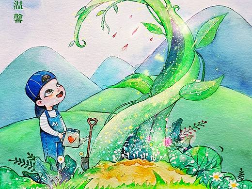 节日插画-植树节、春节、元旦