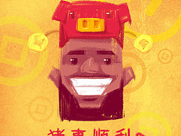 NBA球星卡通形象习作
