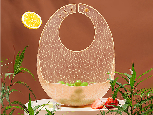 母婴儿童吃饭硅胶围兜