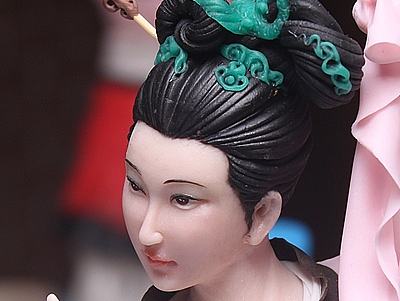 贺加贵面塑软陶（古典仕女 ） 