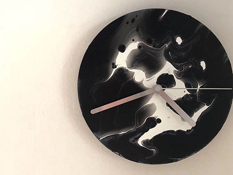 流体画钟表