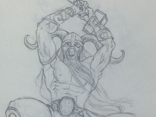 手绘-野蛮人系列