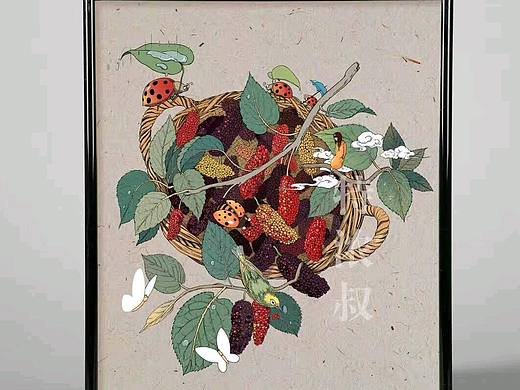 桑葚（个人主页-ZMjI0MzUxNjQ=） - 商业插画 - 站酷设计师欧阳柳青原创素材 - 站酷ZCOOL