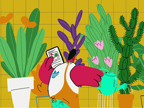 《浇花小哥哥》临摹（个人主页-ZMzMzODEyNzY=） - 艺术插画 - 站酷设计师Eyelite原创素材 - 站酷ZCOOL