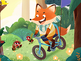 《小狐貍的夏天》含過(guò)程圖