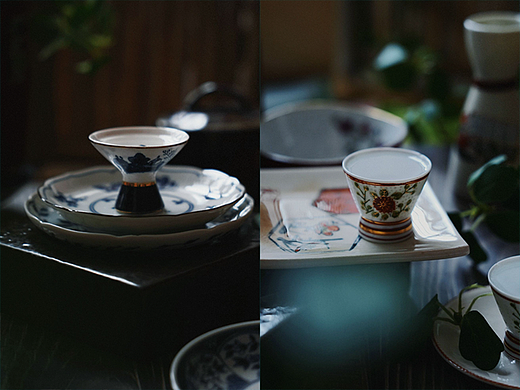 新中式瓷器之美-斗笠杯