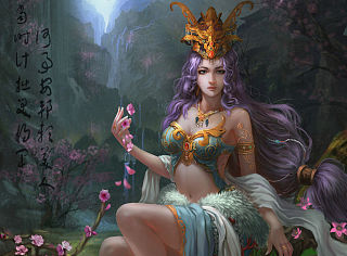 美人計(jì)之《貂蟬》（個(gè)人主頁-ZMzQ1OTg0NA==） - 創(chuàng)作習(xí)作 - 站酷設(shè)計(jì)師魚兒乖原創(chuàng)素材 - 站酷ZCOOL