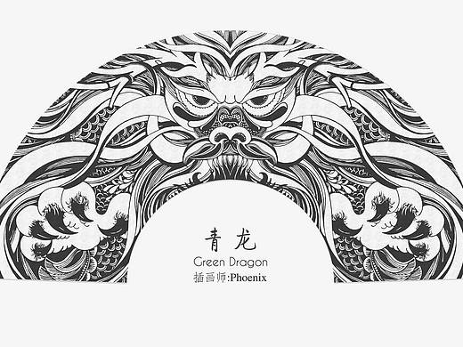 四大神兽（个人主页-ZMTYyNzkzMjA=） - 商业插画 - 站酷设计师CZFCZF原创素材 - 站酷ZCOOL