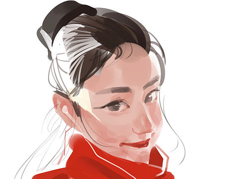 最近画的小姐姐
