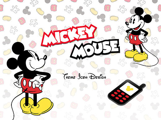 Mickey 主题的 icon 设计
