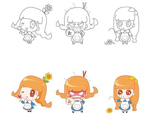苗苗娘表情（个人主页-ZMTg3NDE3MzI=） - IP形象 - 站酷设计师AmieeAries原创素材 - 站酷ZCOOL