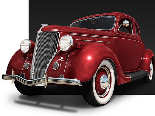RED CLASSIC老爷车UI图标设计