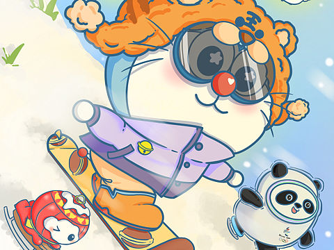 小哆啦来参加冬奥啦