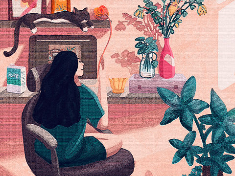 插画习作（个人主页-ZNDYxNjY0OTI=） - 创作习作 - 站酷设计师阿原西卡殿下原创素材 - 站酷ZCOOL