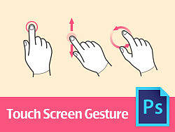 【PSD】Touch Screen Gesture