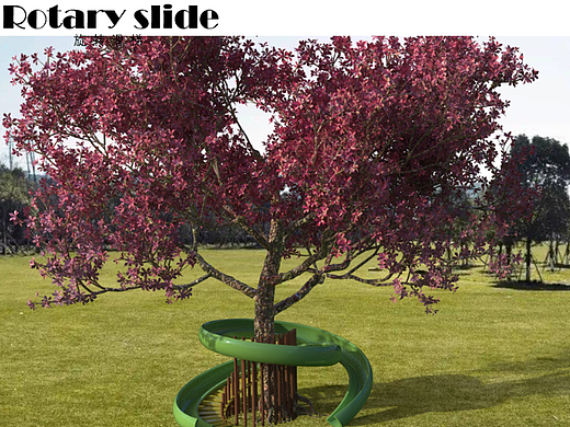 Rotary slide——公共旋转树梯设计