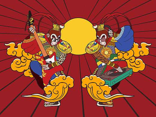 猴年海报素材.rar（个人主页-ZMTQ4Njk0MjA=） - 海报 - 站酷设计师Vigo_he原创素材 - 站酷ZCOOL