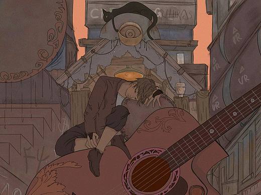 守護——吉它（個人主頁-ZMzE0NDUzODA=） - 創(chuàng)作習(xí)作 - 站酷設(shè)計師Blancan原創(chuàng)素材 - 站酷ZCOOL