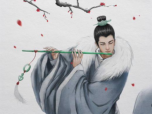 《瑯琊榜》小殊古風CG練習（個人主頁-ZMTM2NjAzNjg=） - 創(chuàng)作習作 - 站酷設(shè)計師陽佐粗手一郎原創(chuàng)素材 - 站酷ZCOOL